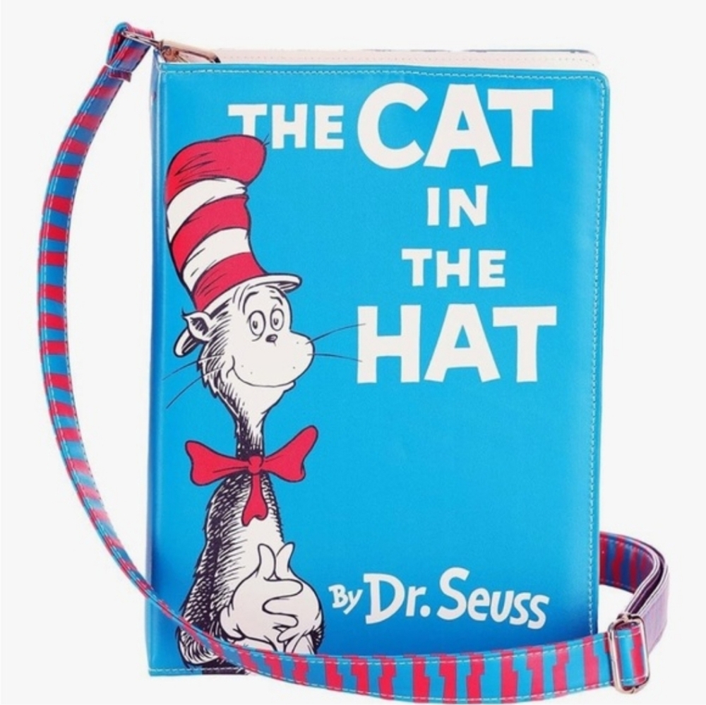 Dr. Seuss Cat in the Hat Blue Bag - Picture 1 of 7